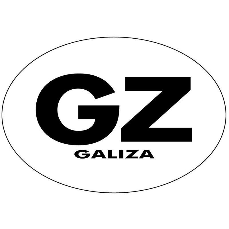 Pegatina Oval GZ Galicia
