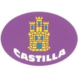 Pegatina Oval Castilla