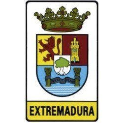 Pegatina Escudo Extremadura