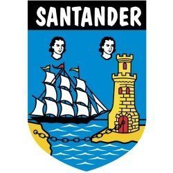 Pegatina Escudo Santander