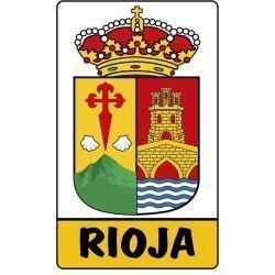 Pegatina Escudo La Rioja