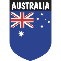 Pegatina Escudo Australia