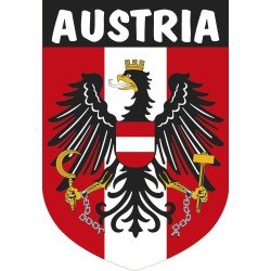 Pegatina Escudo Austria