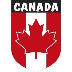 Pegatina Escudo Canada