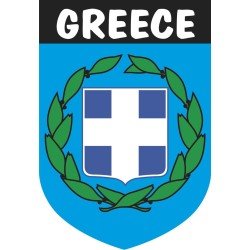 Pegatina Escudo Grecia