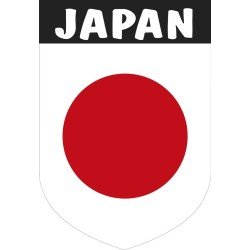 Pegatina Escudo Japón