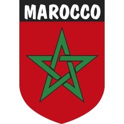 Pegatina Escudo Marruecos