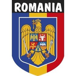 Pegatina Escudo Rumanía