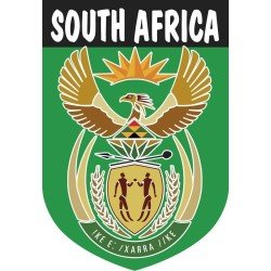 Pegatina Escudo Sudáfrica