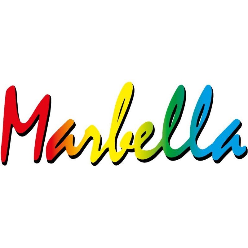 Pegatina Texto Marbella