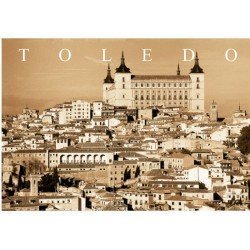 Postal Alcázar Toledo SEPIA