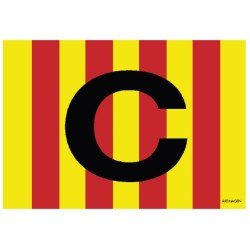 Postal Bandera Cataluña