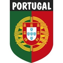 Pegatina Escudo Portugal