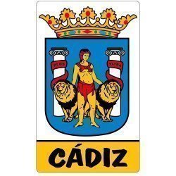 Pegatina Escudo Cádiz