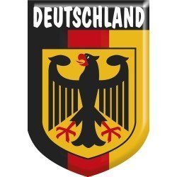 Pegatina Escudo Alemania RESINA