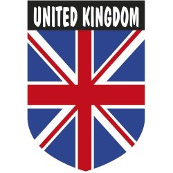 Pegatina Escudo Reino Unido