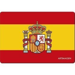 Imán Bandera España con escudo