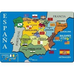 Imán Mapa político España