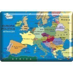 Imán Mapa Europa RESINA