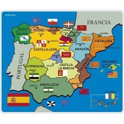 Alfombrilla Mapa de España político