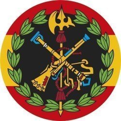 Pegatina Círculo España con Logo Legión Color y Laurel