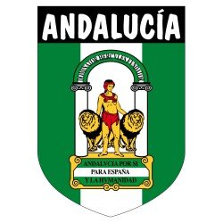 Pegatina Escudo Andalucía