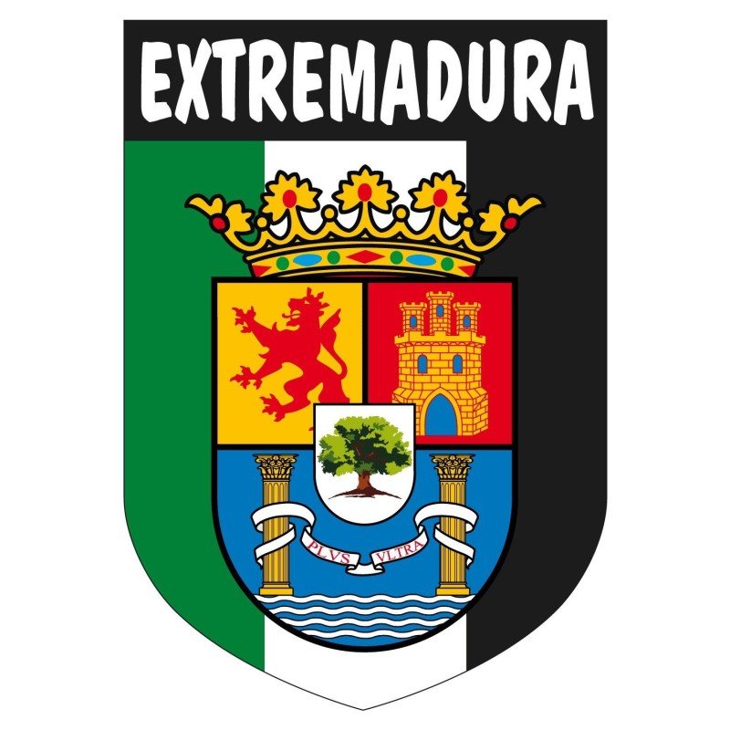 Pegatina Escudo Extremadura