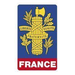 Pegatina Escudo Francia